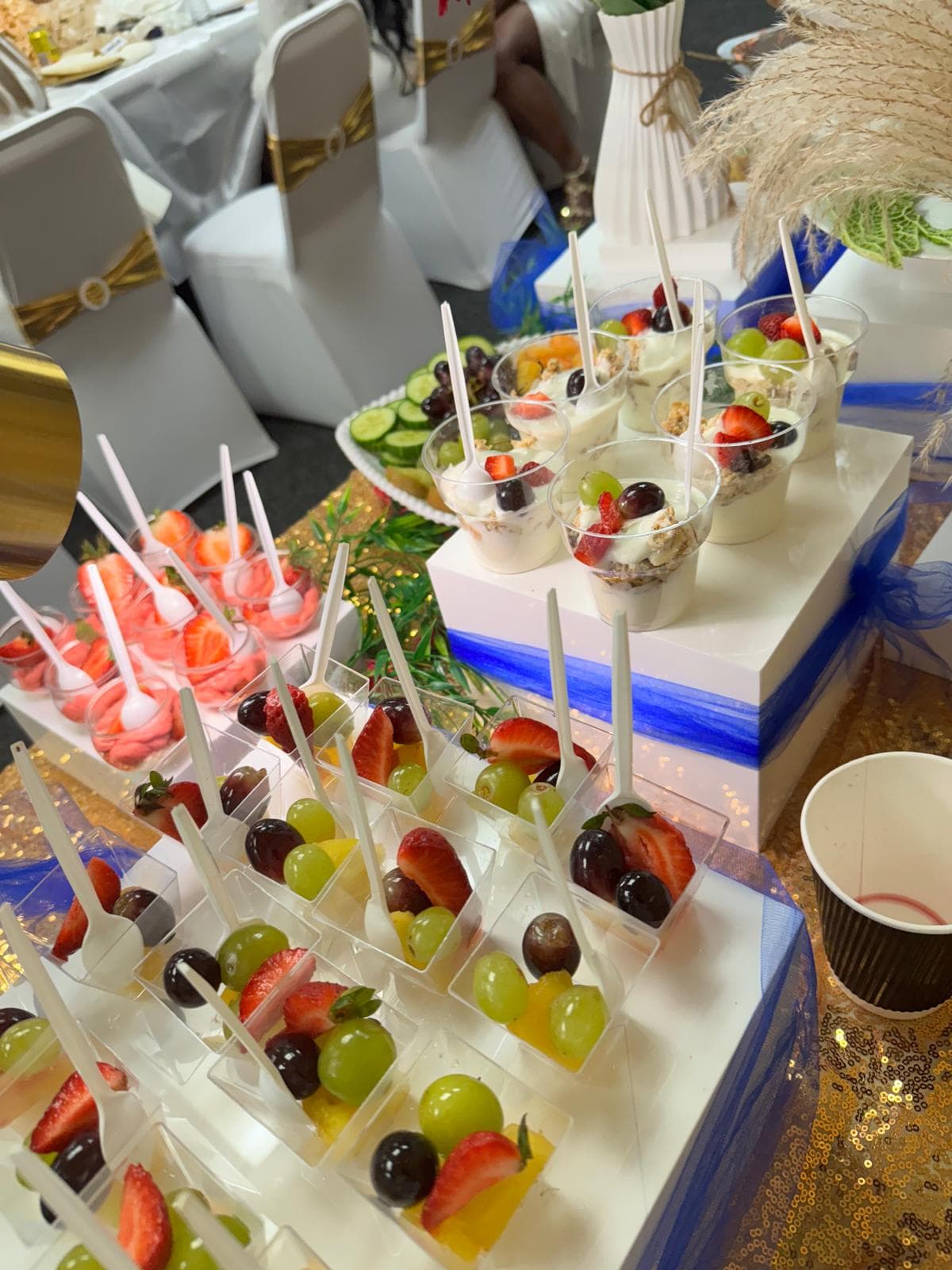 Event food presentation